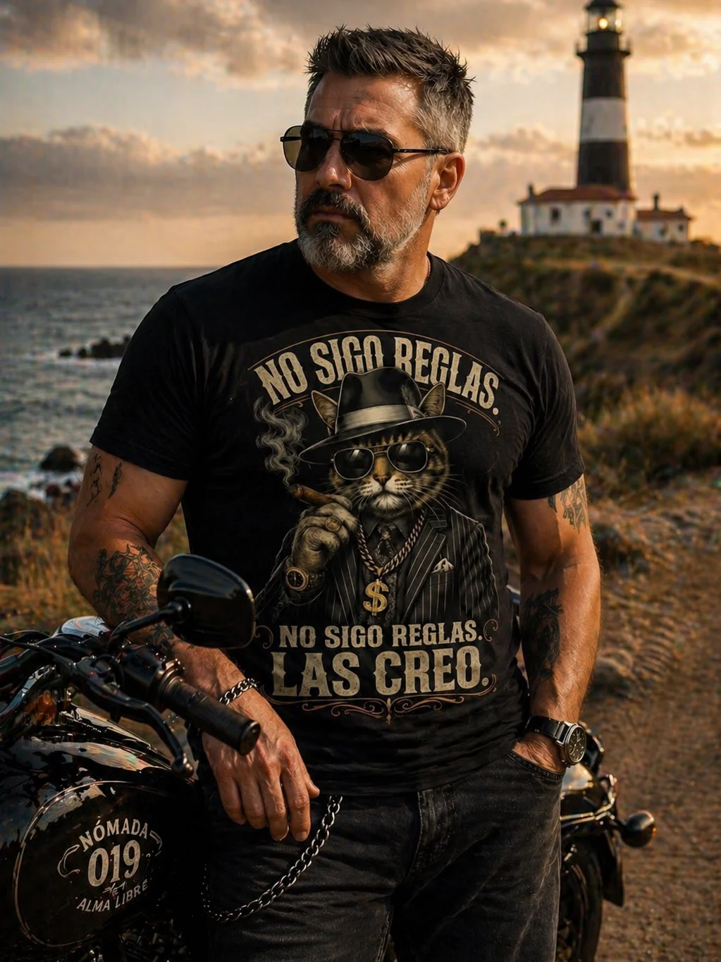 Camiseta “No Sigo Reglas, Las Creo” – Mentalidad de Jefe product image (2)