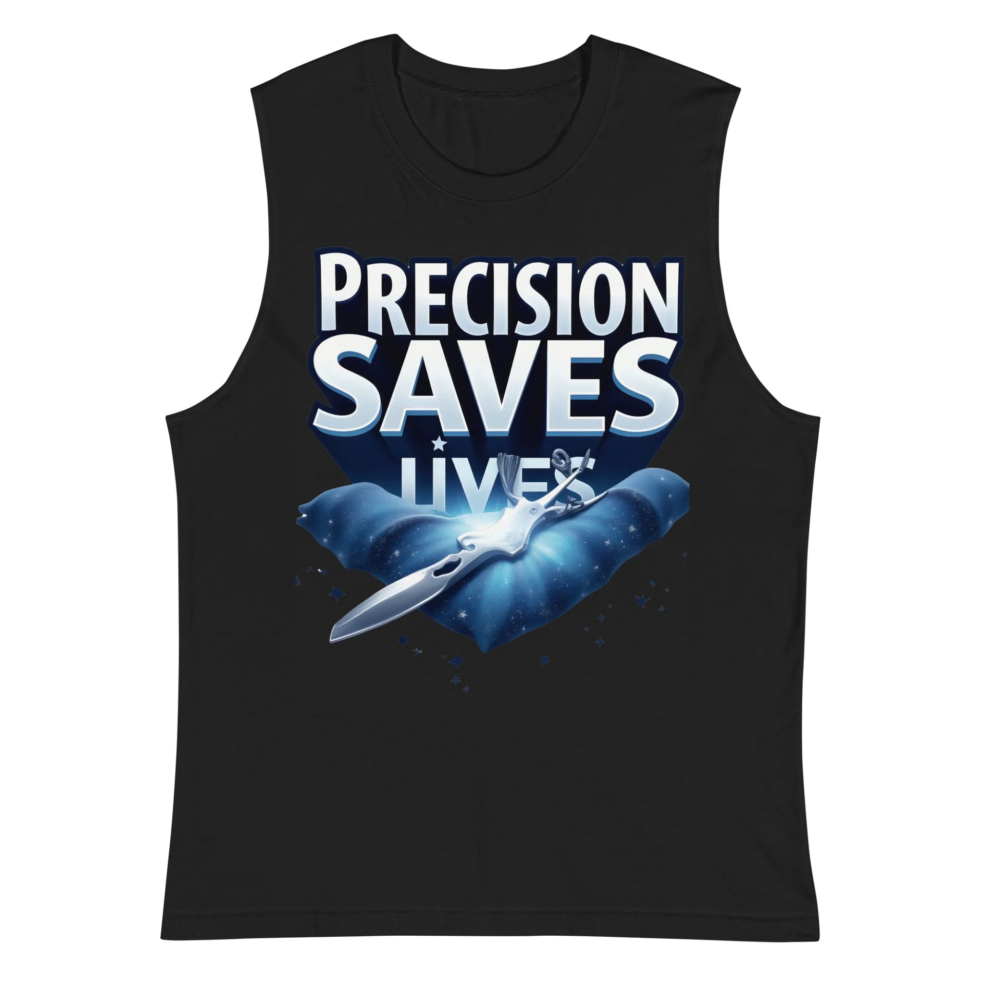 PRECISION SAVES LIVES Muscle Tank product image (3)