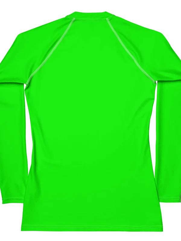 Womens ProVis Neon Green Rashguard product image (5)