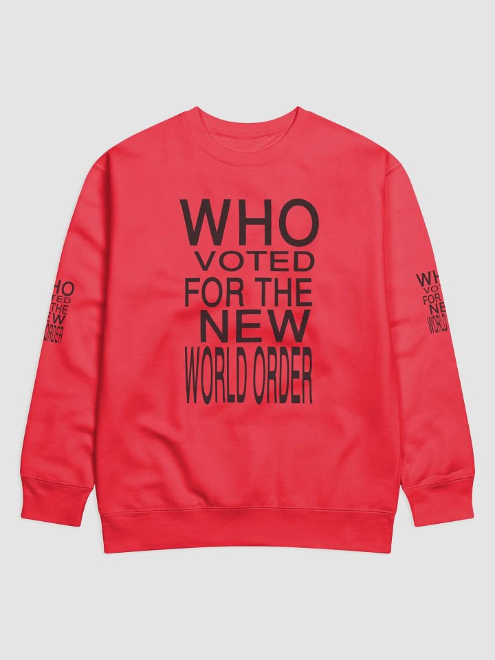 New World Order | Cotton Sweatshirt product image (1)