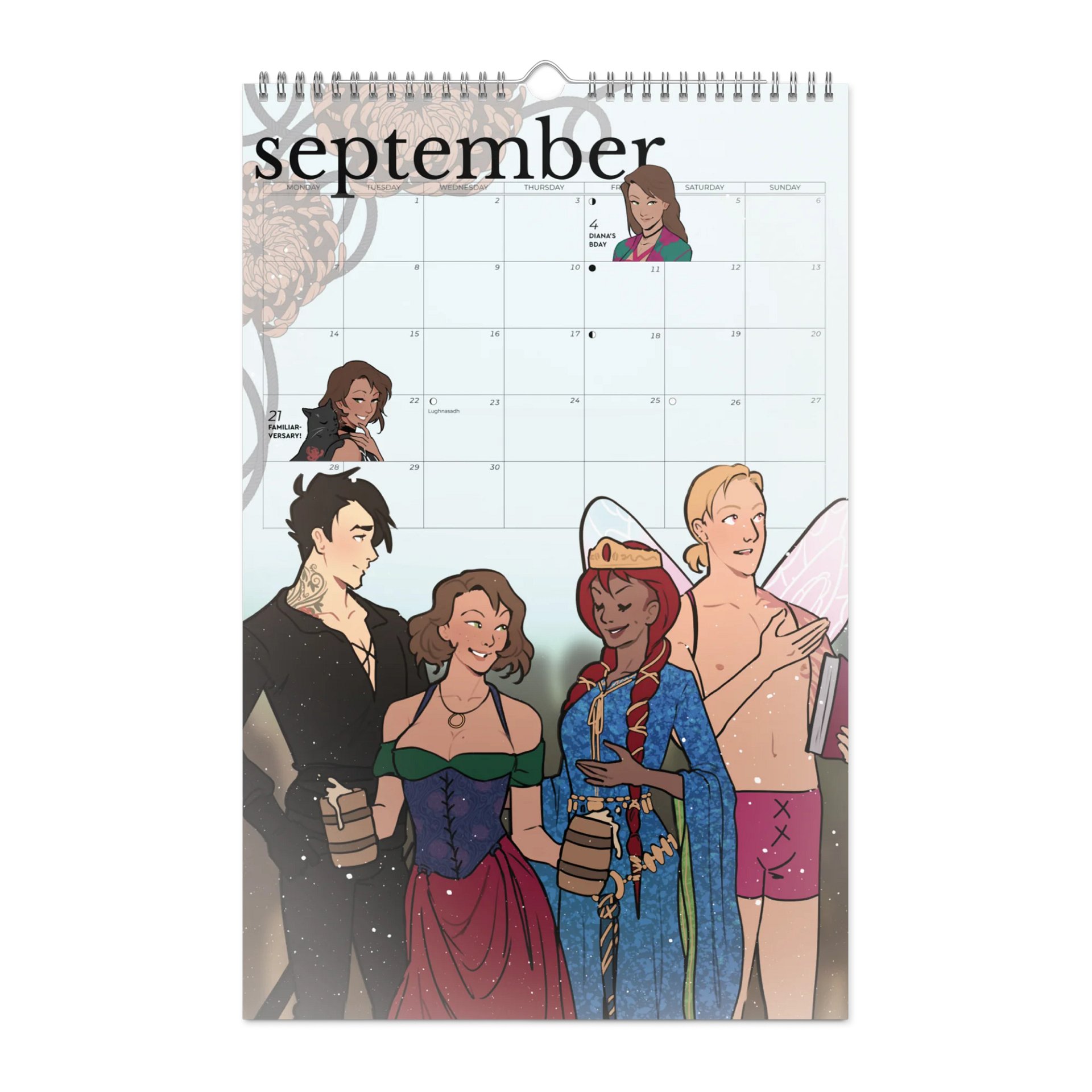 2026 Familiar Wall Calendar product image (7)