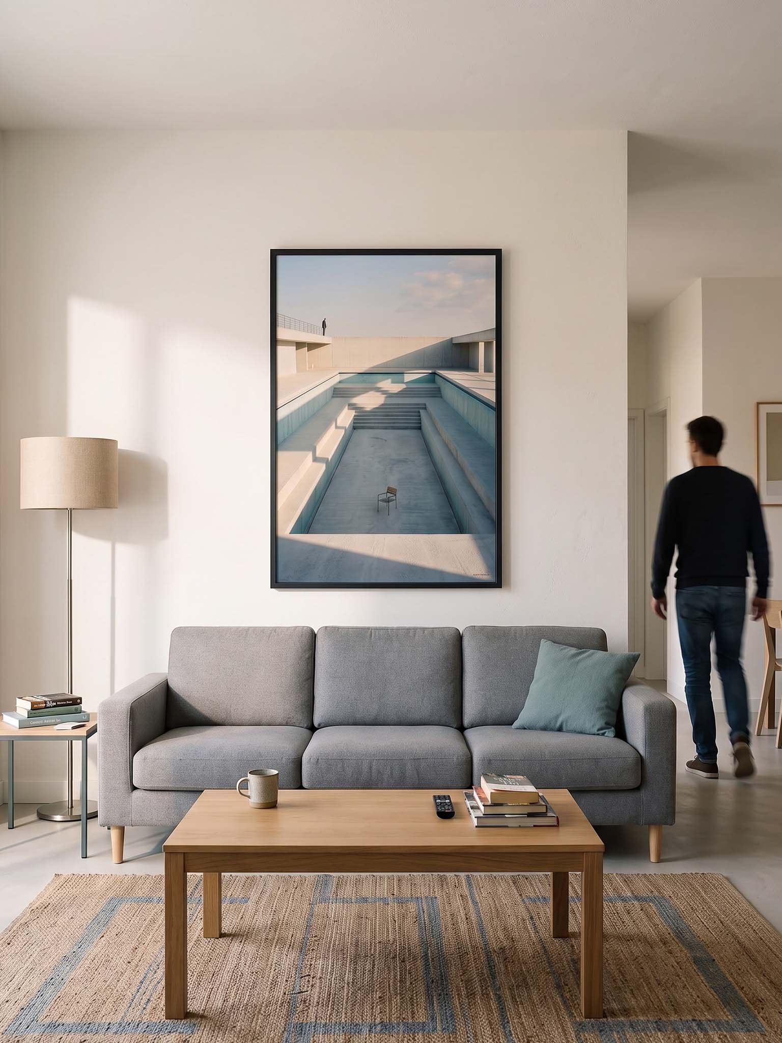 The Empty Pool - Minimalist Architectural Wall Art product image (37)