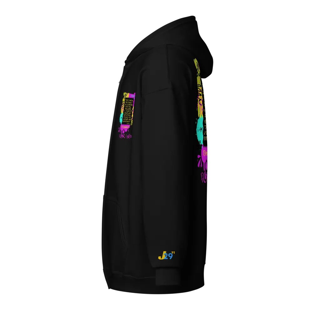I KNOW THE PLANS ZIP HOODIE product image (9)