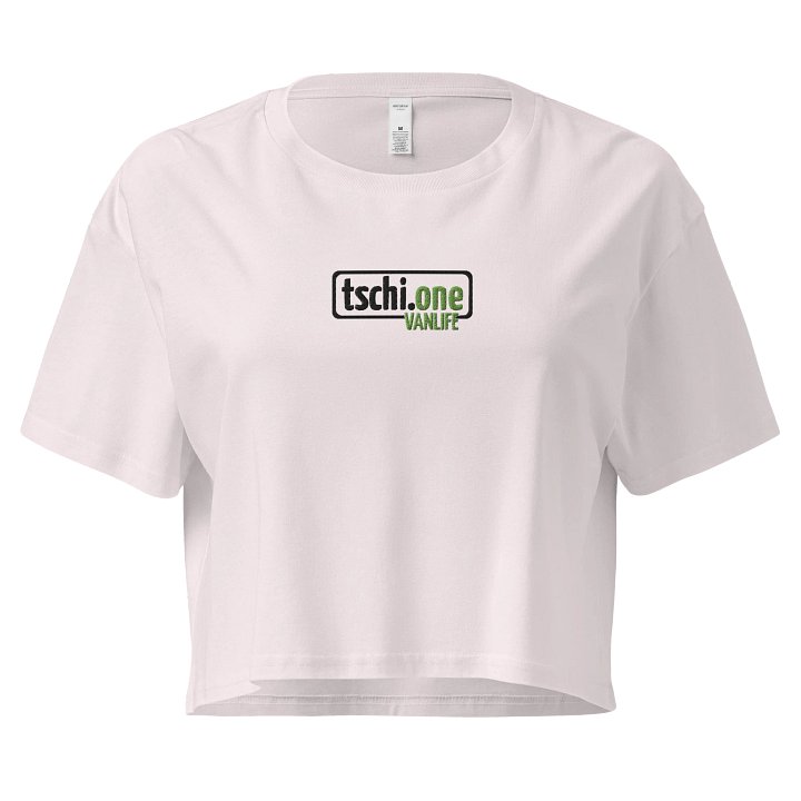 Tschi.One „Vanlife“ Crop Top – Kurz, cool, frei (black Logo) product image (13)
