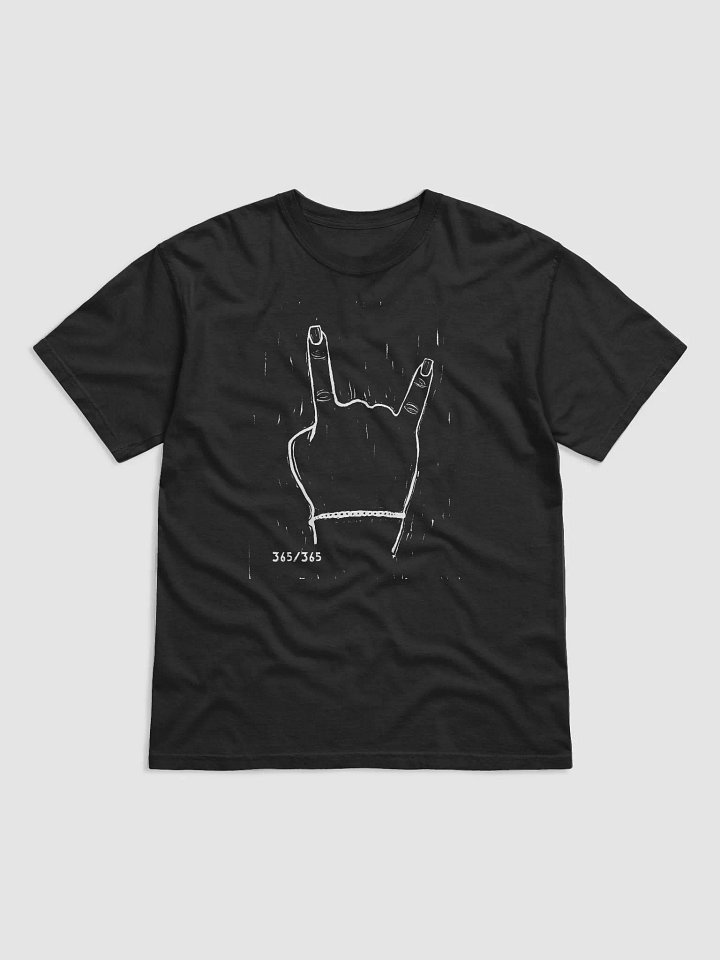 Linocut Rock On Short Sleeve Shirt product image (1)
