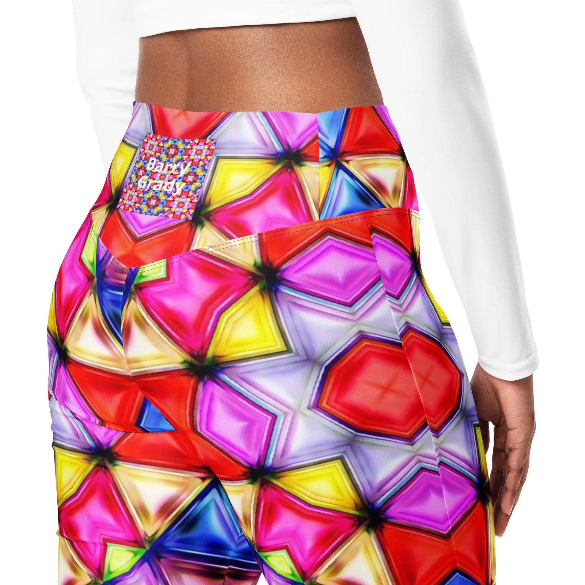 Barry Grady 'Vibrant' Flare Leggings product image (5)