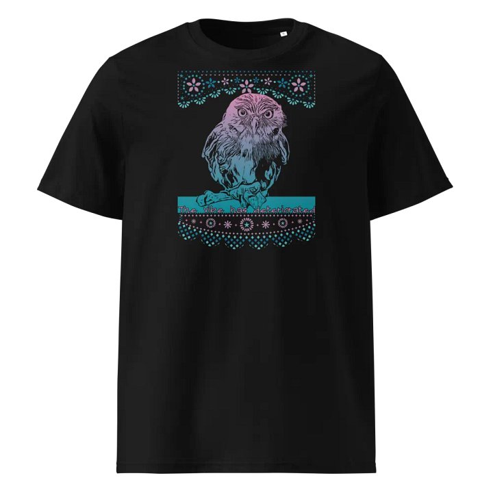 KC, The Vibe (owl), Black Tee product image (1)