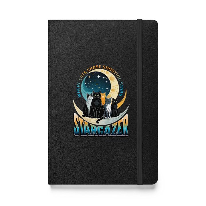 Where Cats Chase Shooting Stars Stargazer Hardcover Journal product image (1)
