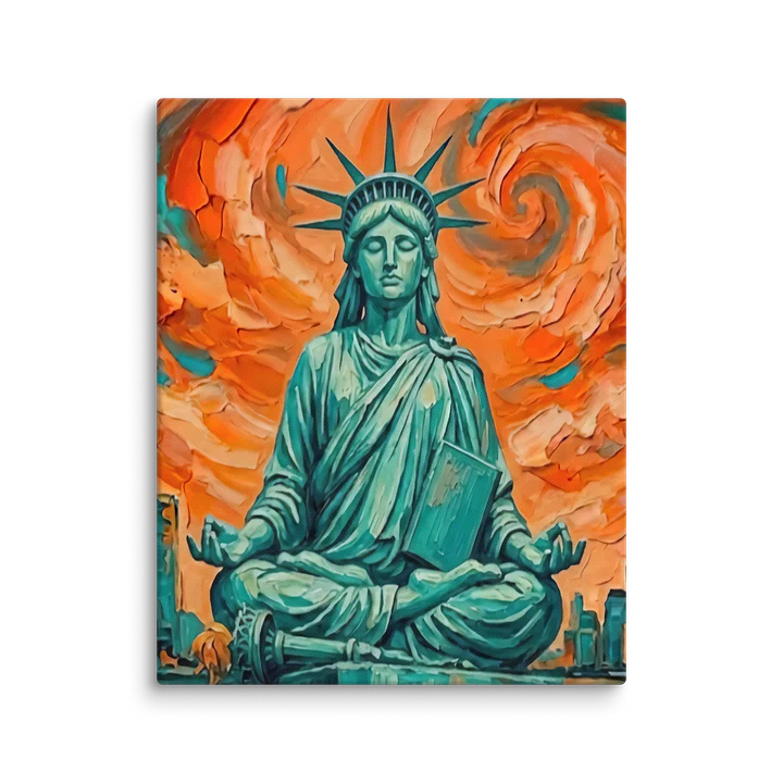 Lady Liberty Meditating - The Canvas product image (2)