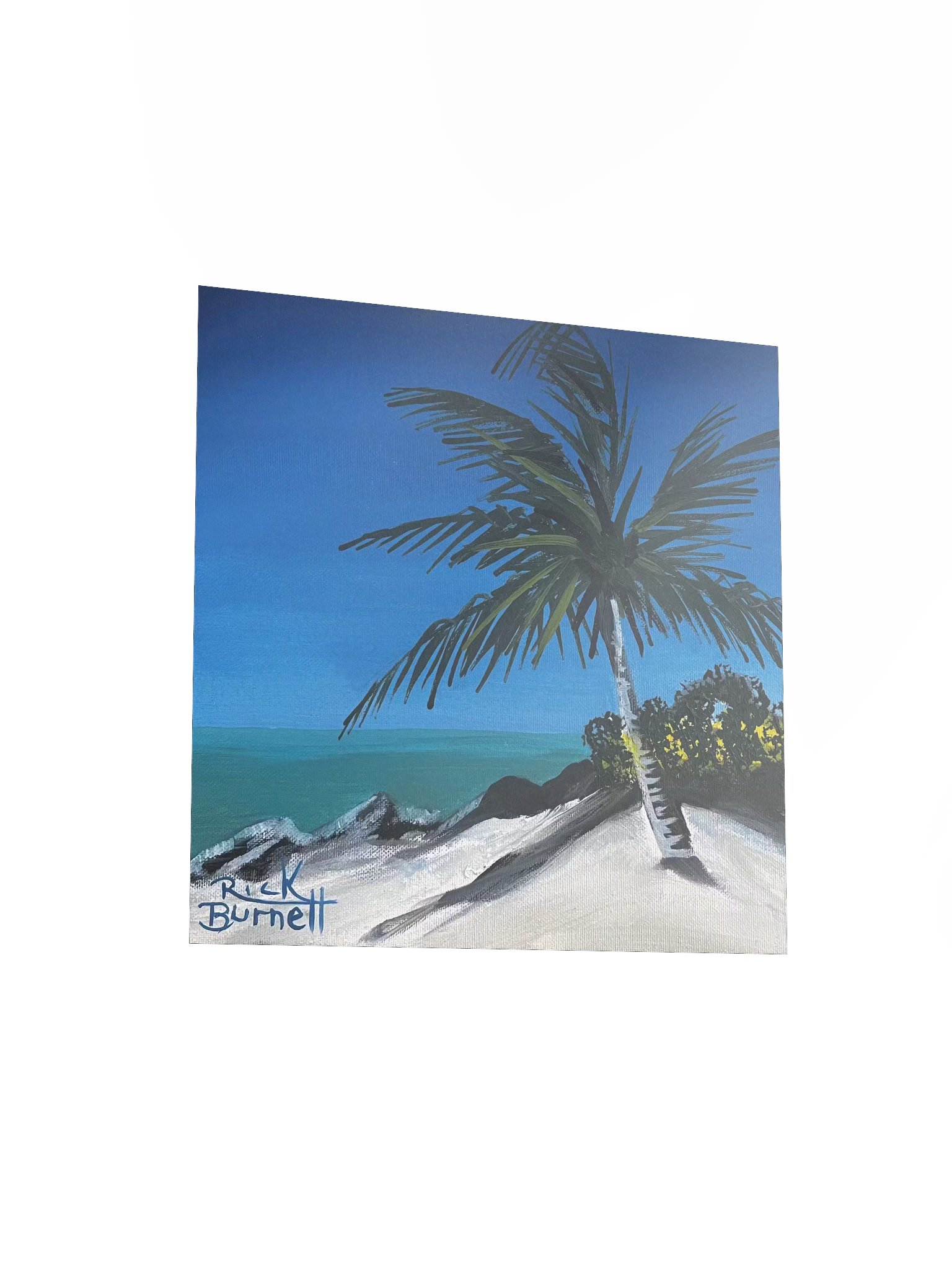 Rick Burnett Fort Zach Beach Square Poster product image (3)