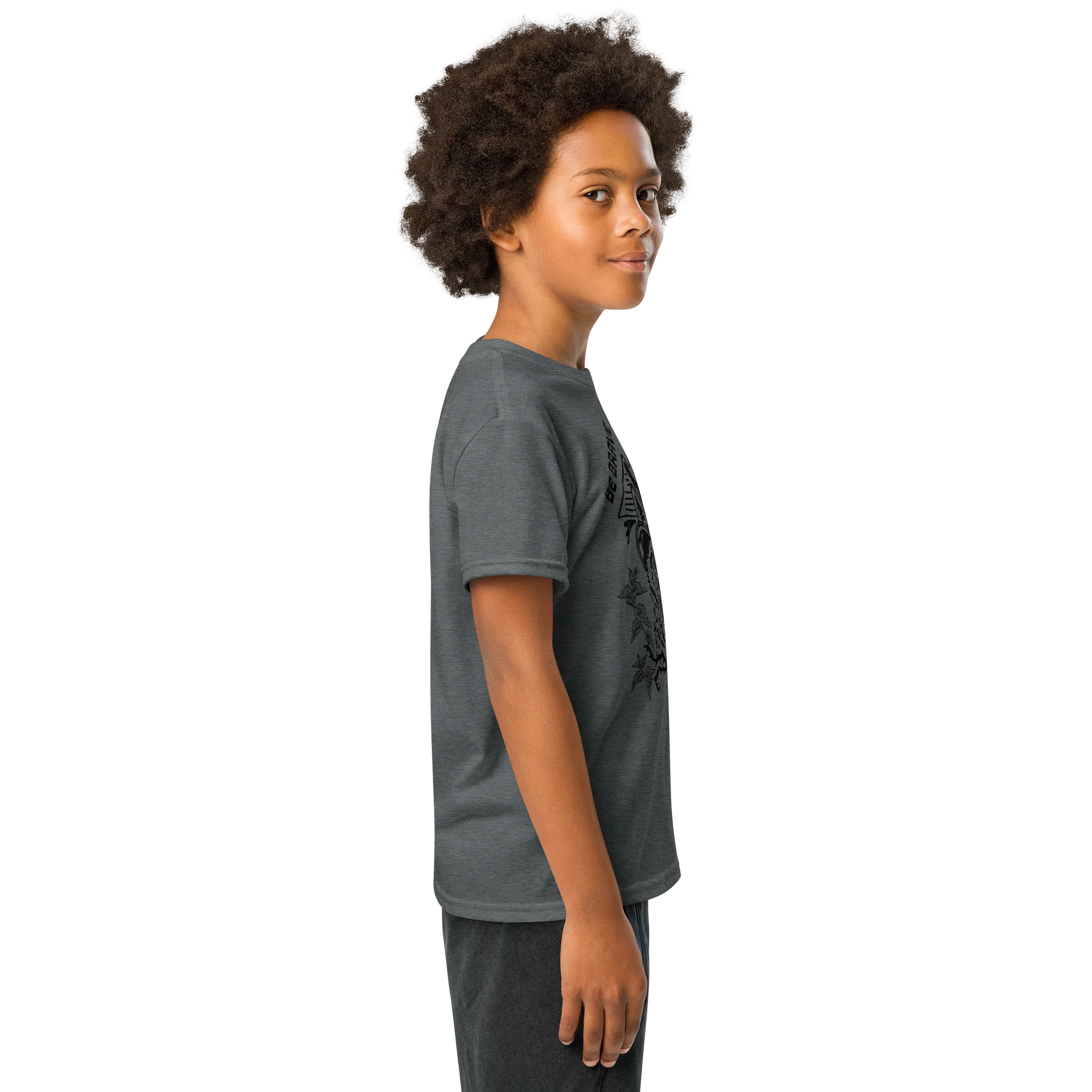Moody Moon Coyote Youth Sports T-Shirt product image (3)