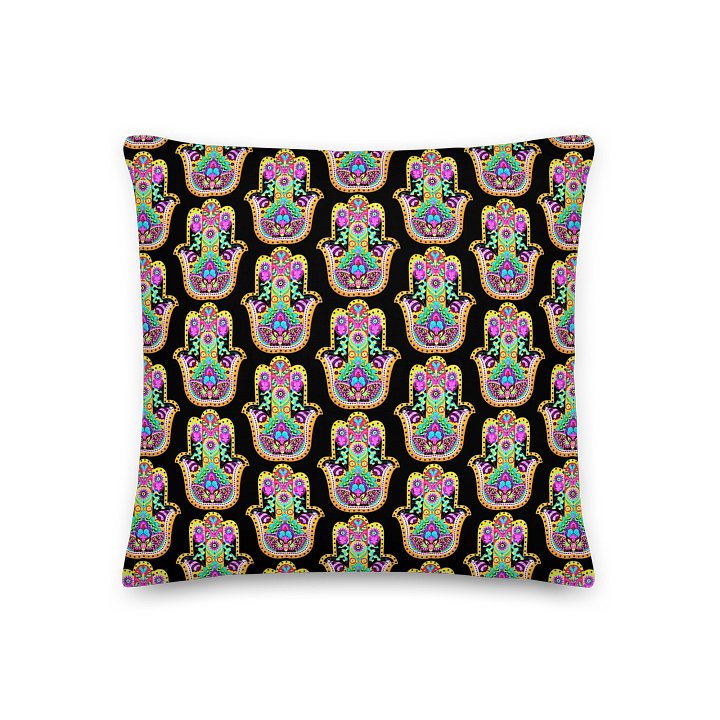 Radiant Hamsa Bloom - Pillow product image (1)