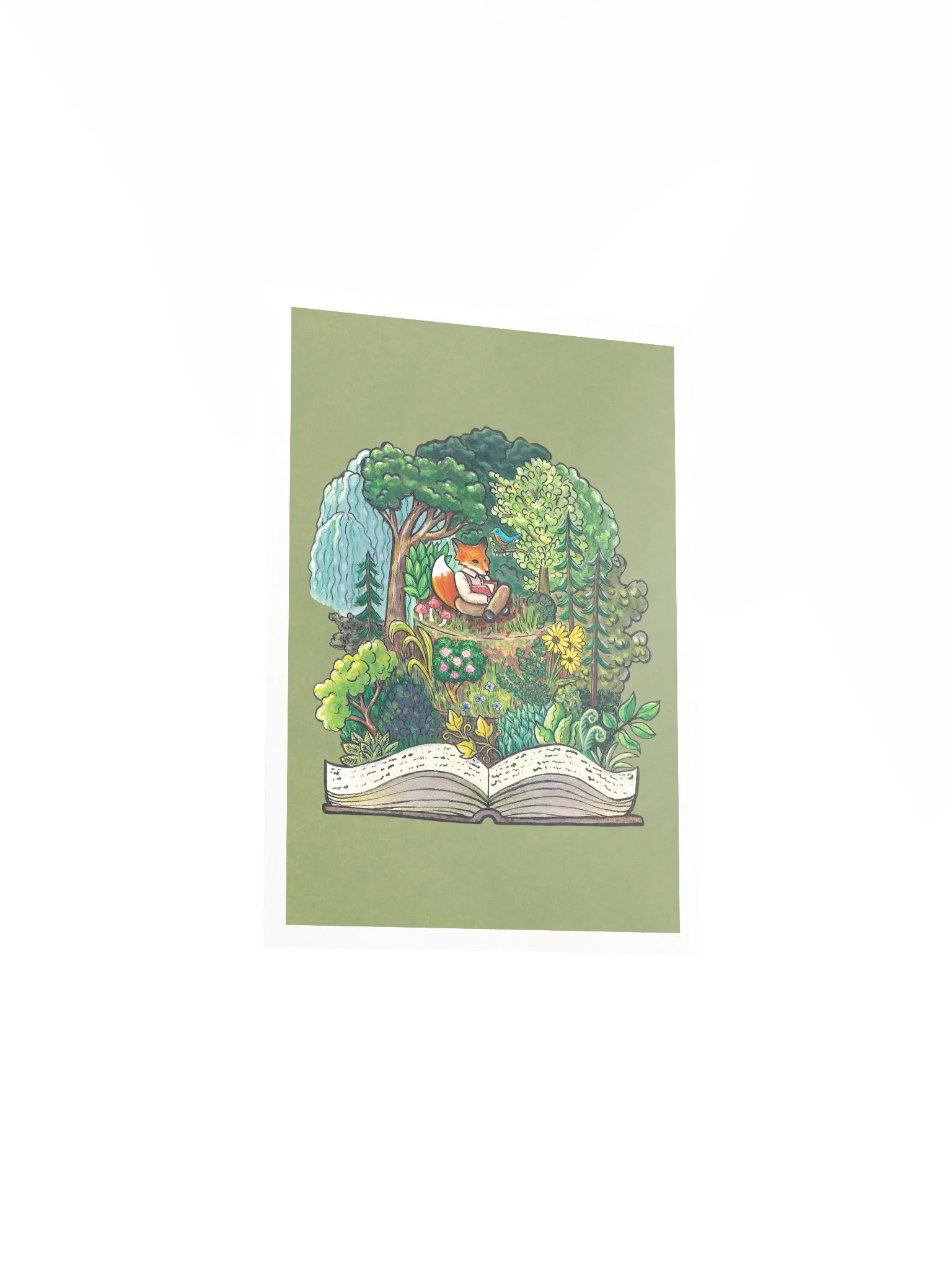 Fantasy Forest Fox Cake - Print product image (3)