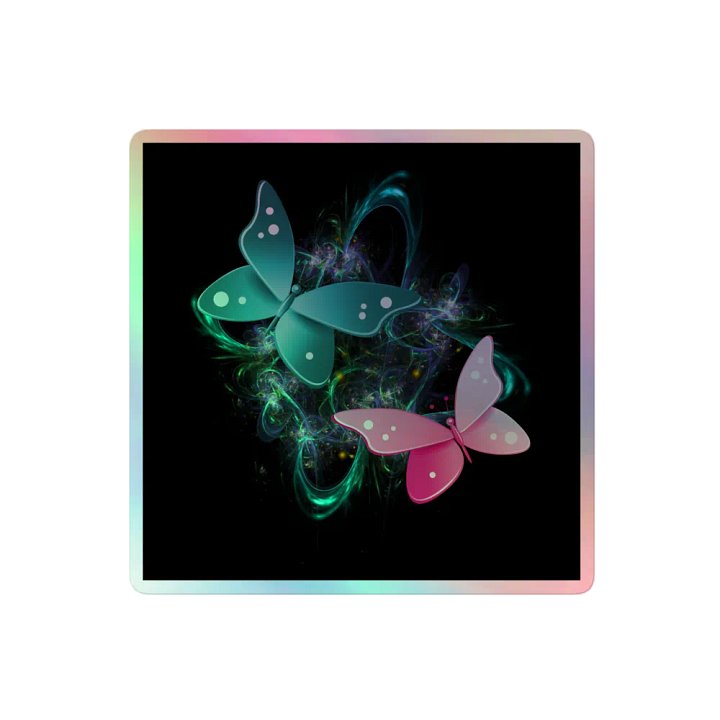 Enchanting Butterfly Holographic Sticker Set product image (2)