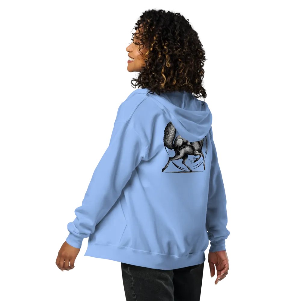 Always Together Iconic Vixen and Stag Back Print Zippy Hoodie product image (44)