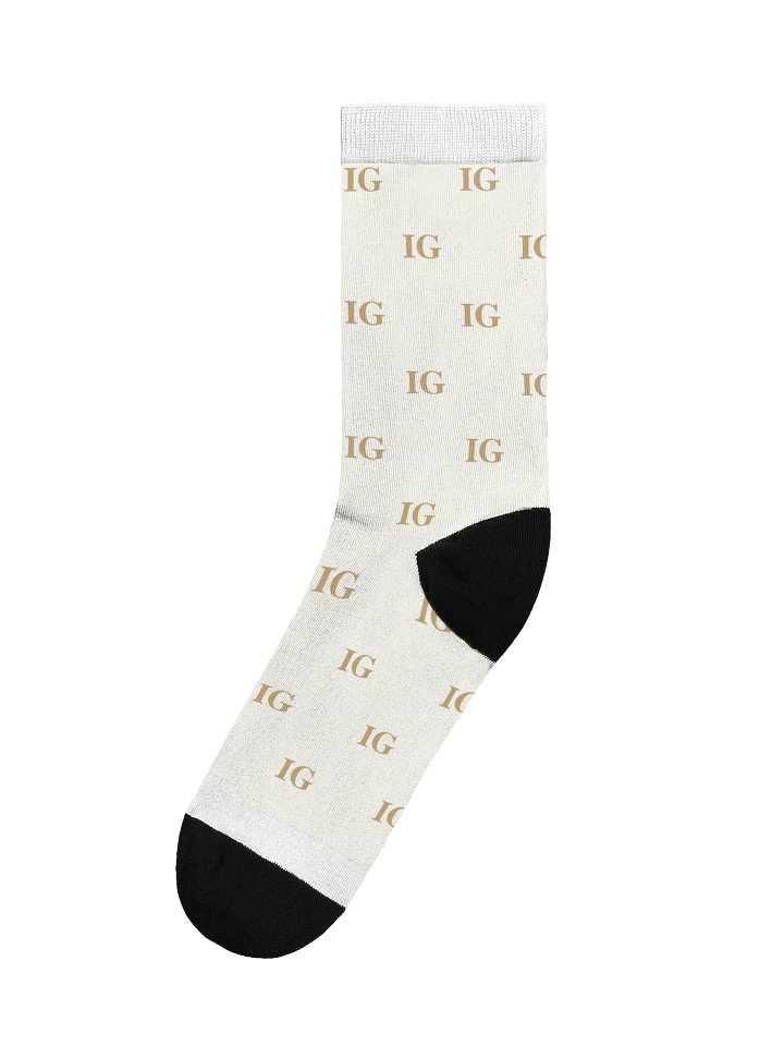 Idle Garage IG Pattern Crew Socks product image (1)