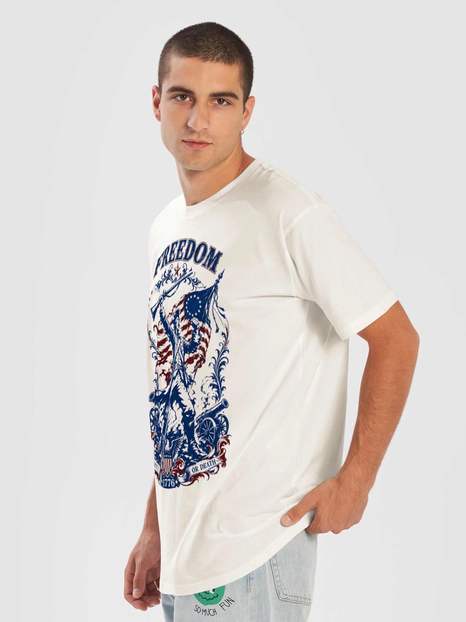 Liberty of Death Freedom 1776 Revolution Tee product image (3)