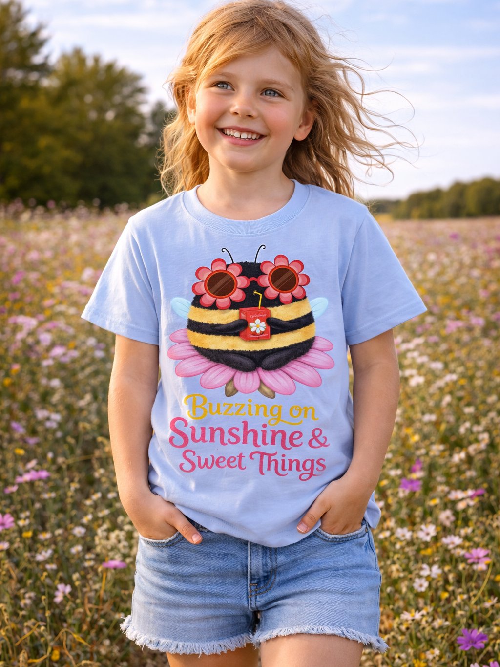 Sunshine Bee Youth Tee product image (1)