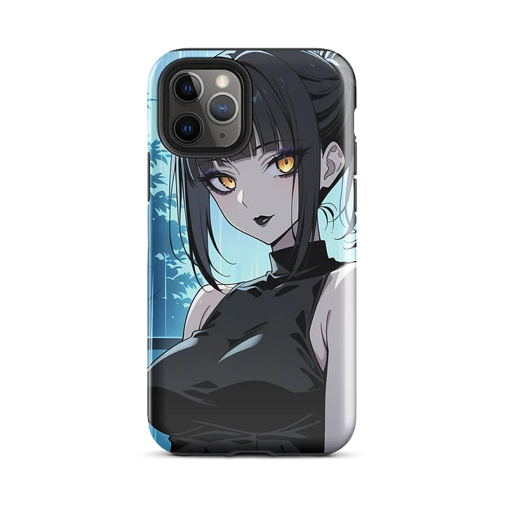 Luna Rain Original Character Emo Rain Aesthetic iPhone Case | Golden Eyes Mysterious Soul product image (29)