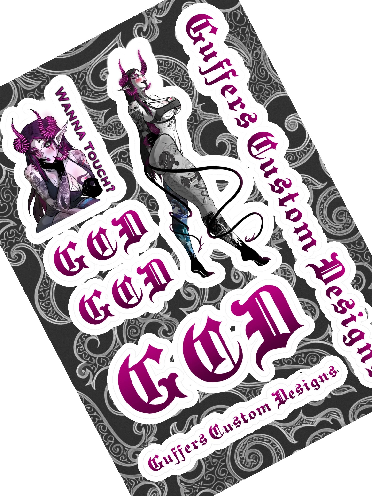 "GCD" Sticker sheet product image (1)