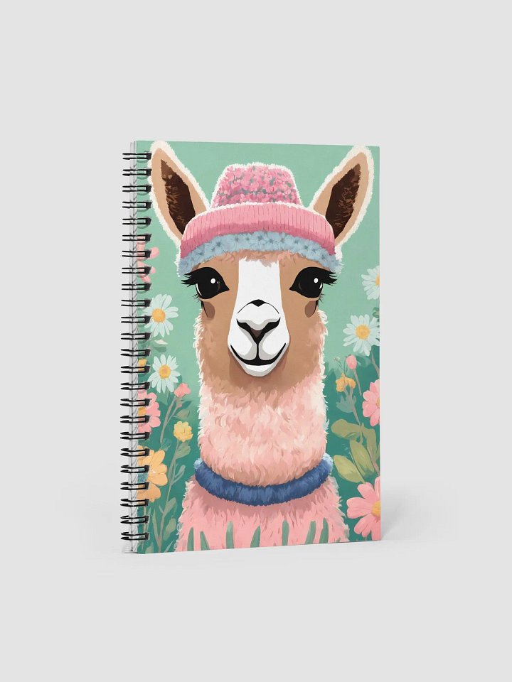 Calm Llama Spiral Notebook product image (1)