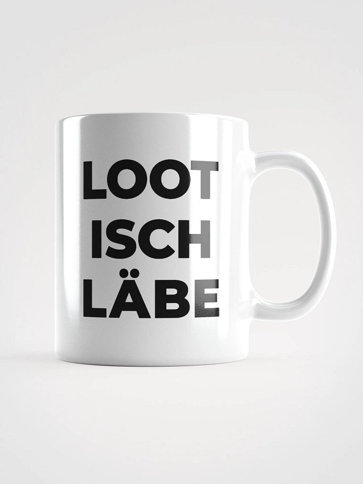 White Mug: Loot isch Läbe product image (2)