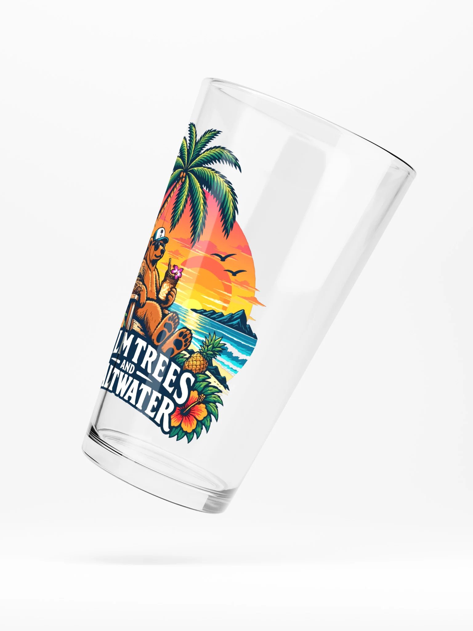 The Mai Tai Bear Pint Glass product image (5)