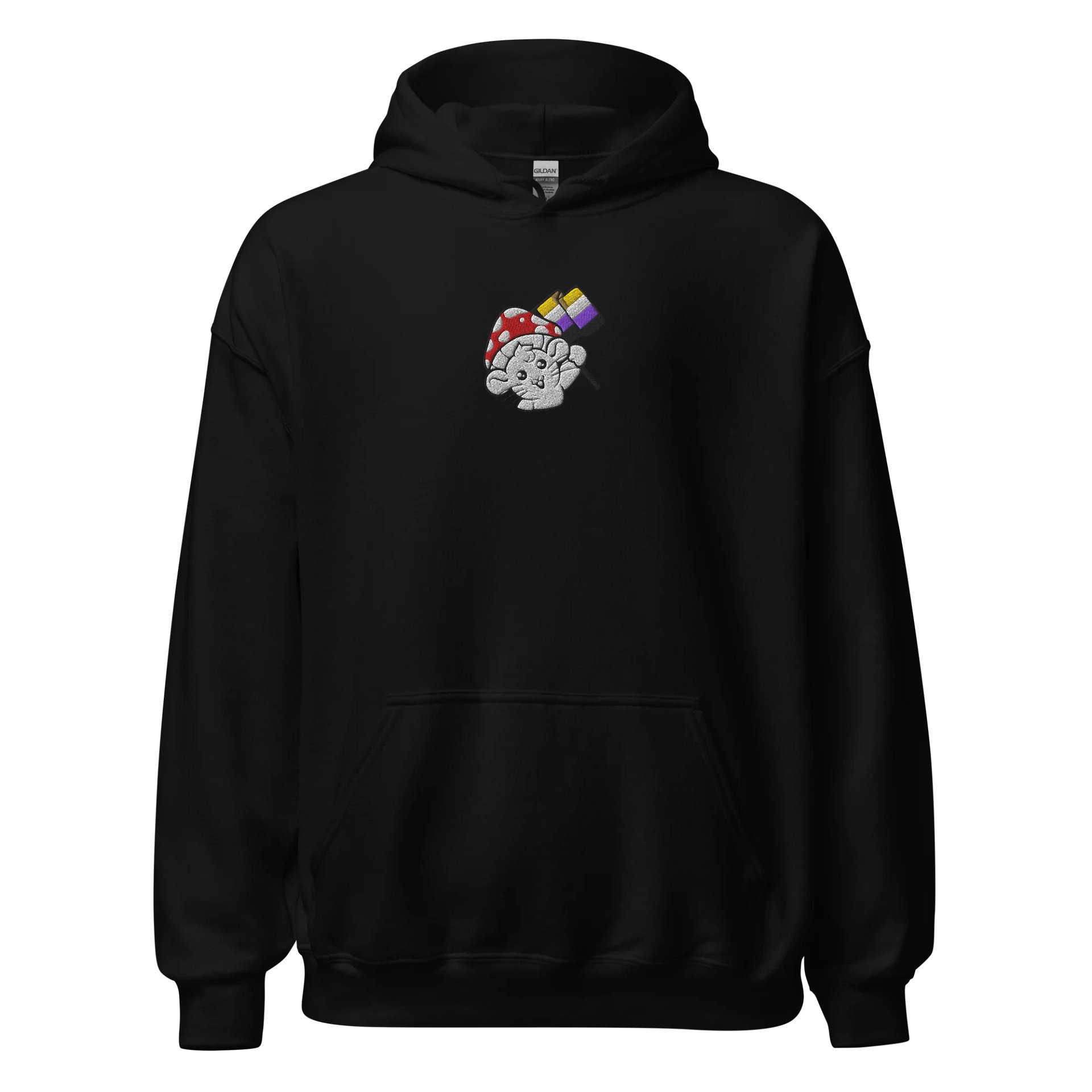 Alternative Nonbinary Pride Hoodie (4-5XL) product image (1)