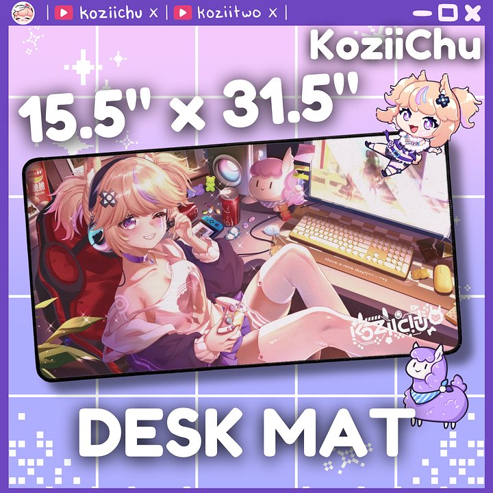 KoziiChu Deskmat (15.5" x 31.5") product image (1)