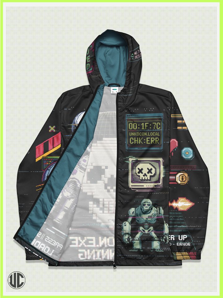 Glitchbyte / Final Node – Windbreaker product image (1)