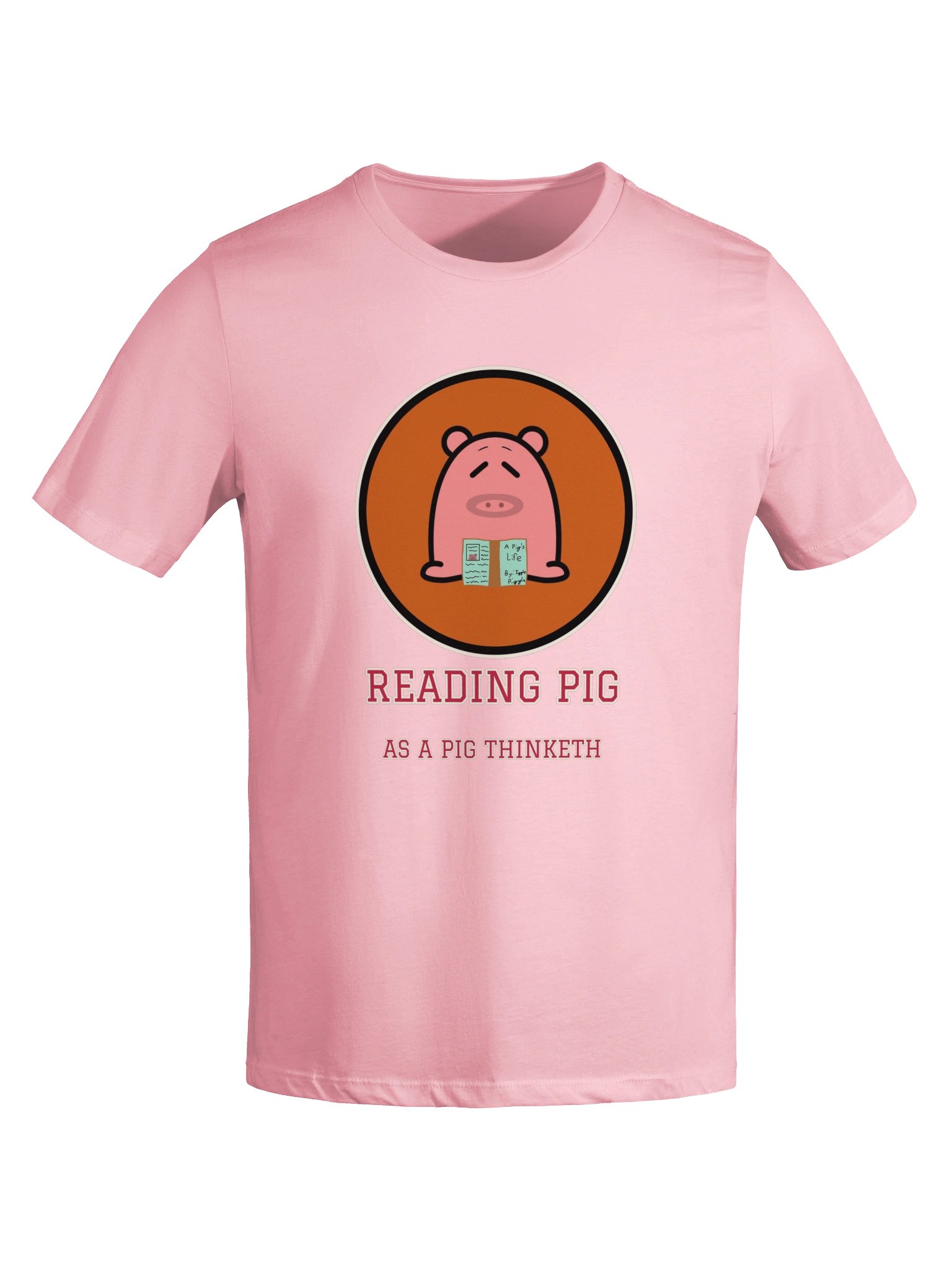 Reading Pig Women's Tee | As a Pig Thinketh product image (7)