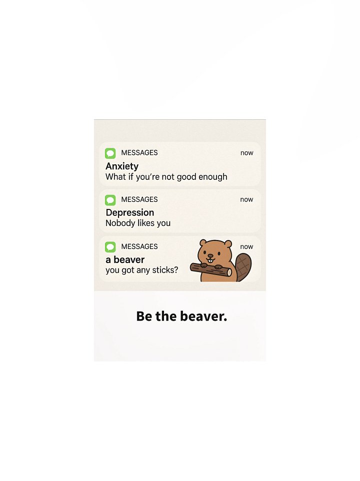 MINI POSTER - Be the beaver. product image (1)