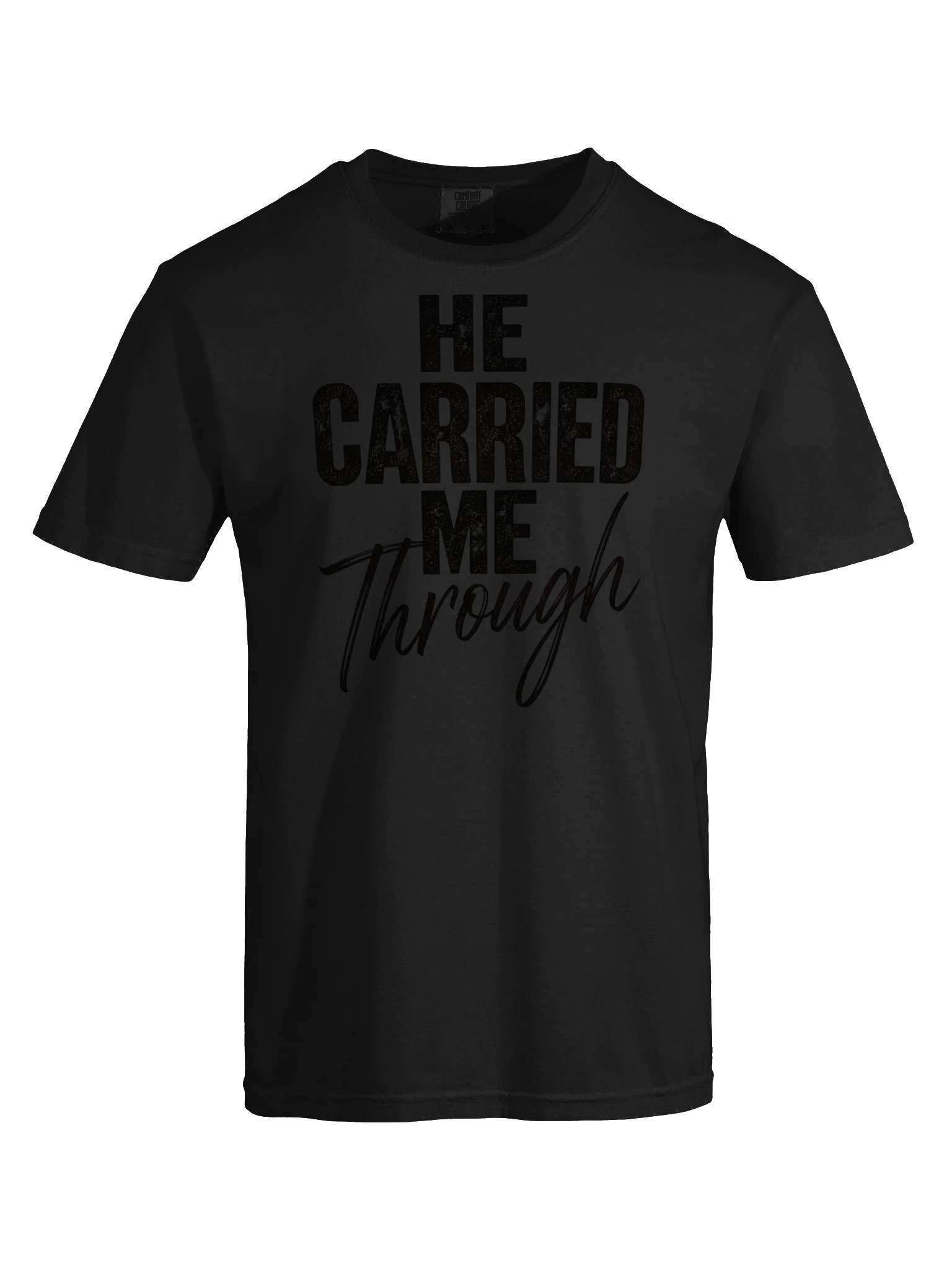 Joshua Clark He Carried Me Through Heavyweight T-Shirt product image (13)