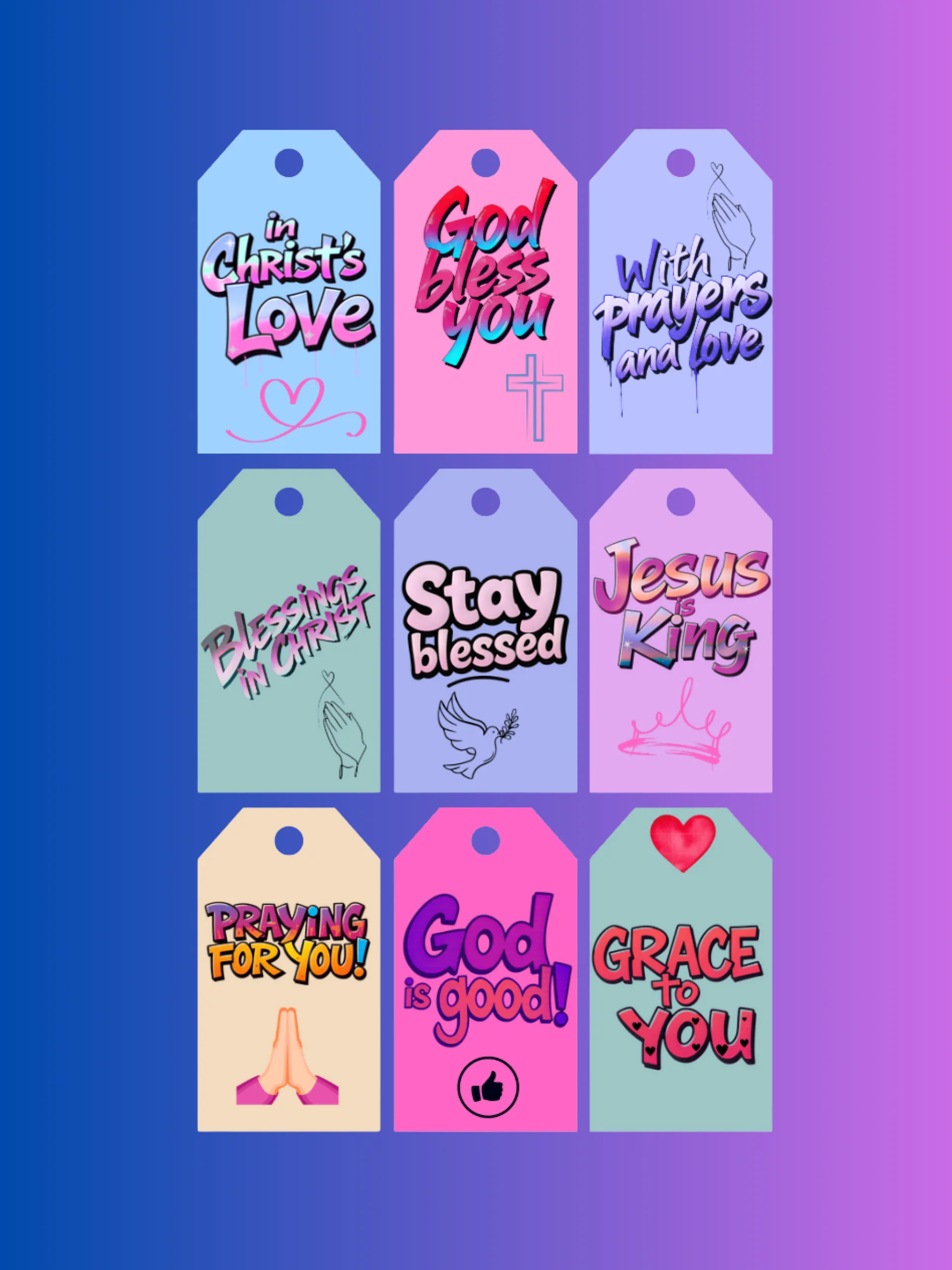 Christian Gift Tag Bundle product image (1)