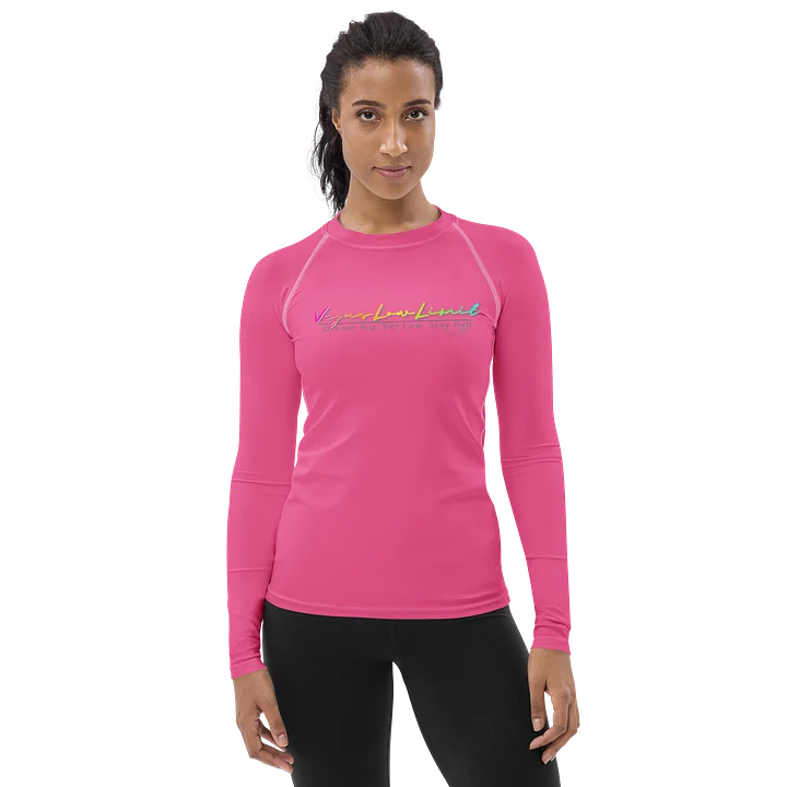 Vegas Low Limit Women's Rash Guard - Pink product image (1)