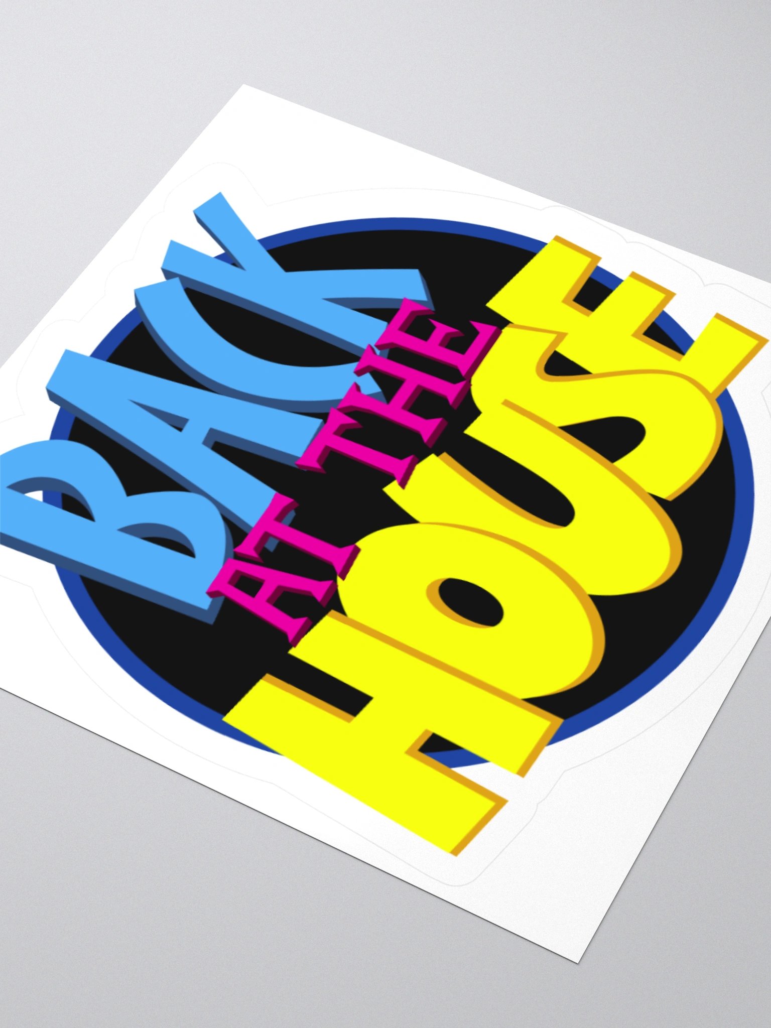 Back at the House Sticker product image (9)