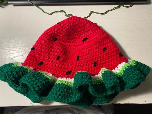 Hats and matching earrings I’ve made! #crochet #disabledartist