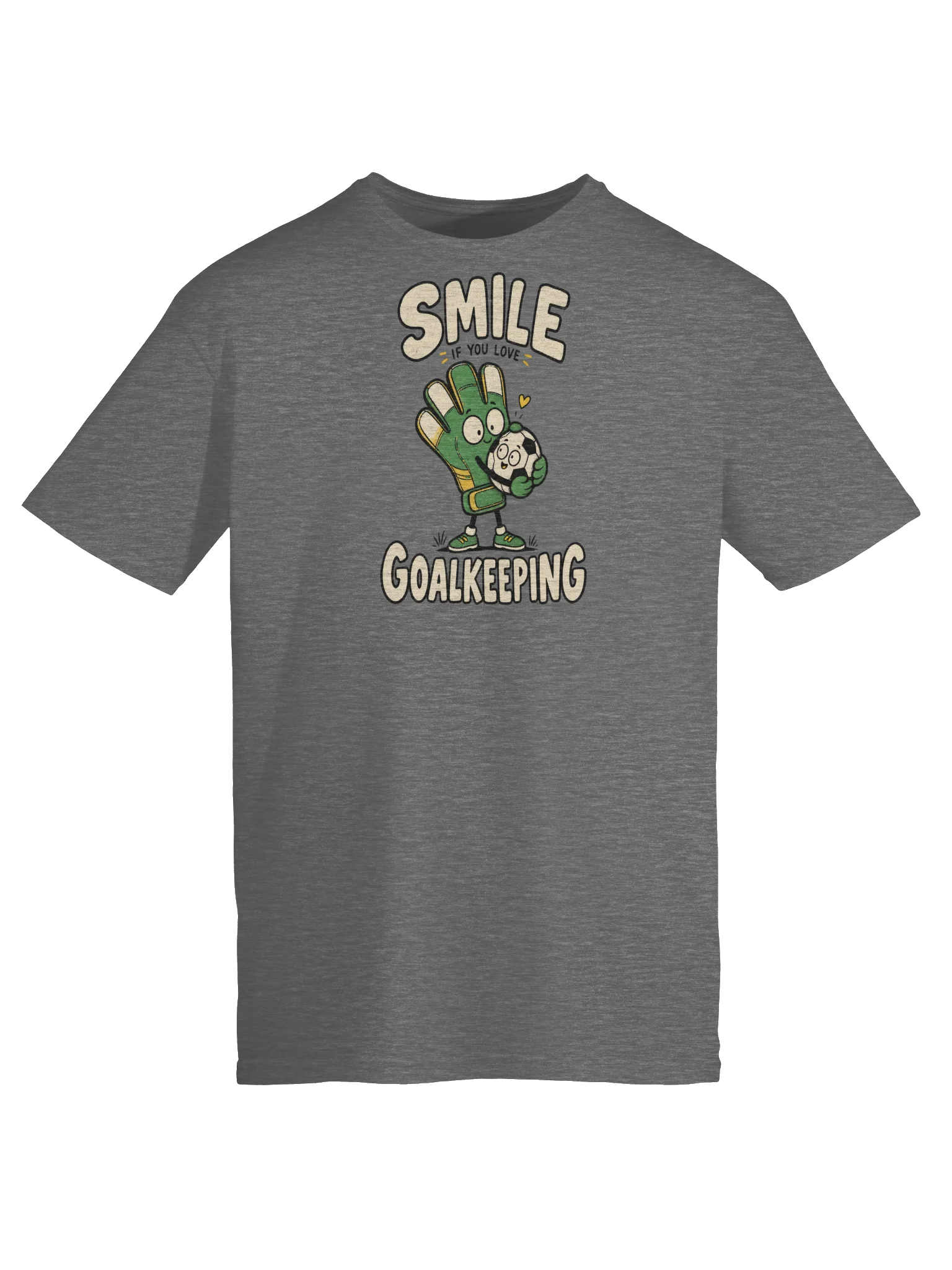 Smile If You Love Goalkeeping Soccer Tee product image (5)