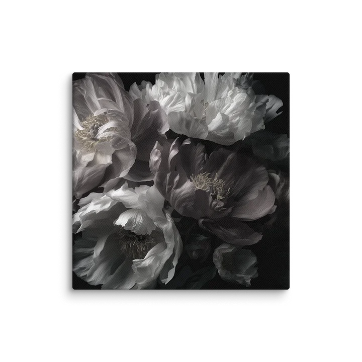 Carbon Bloom I — Pale Noise Canvas product image (1)