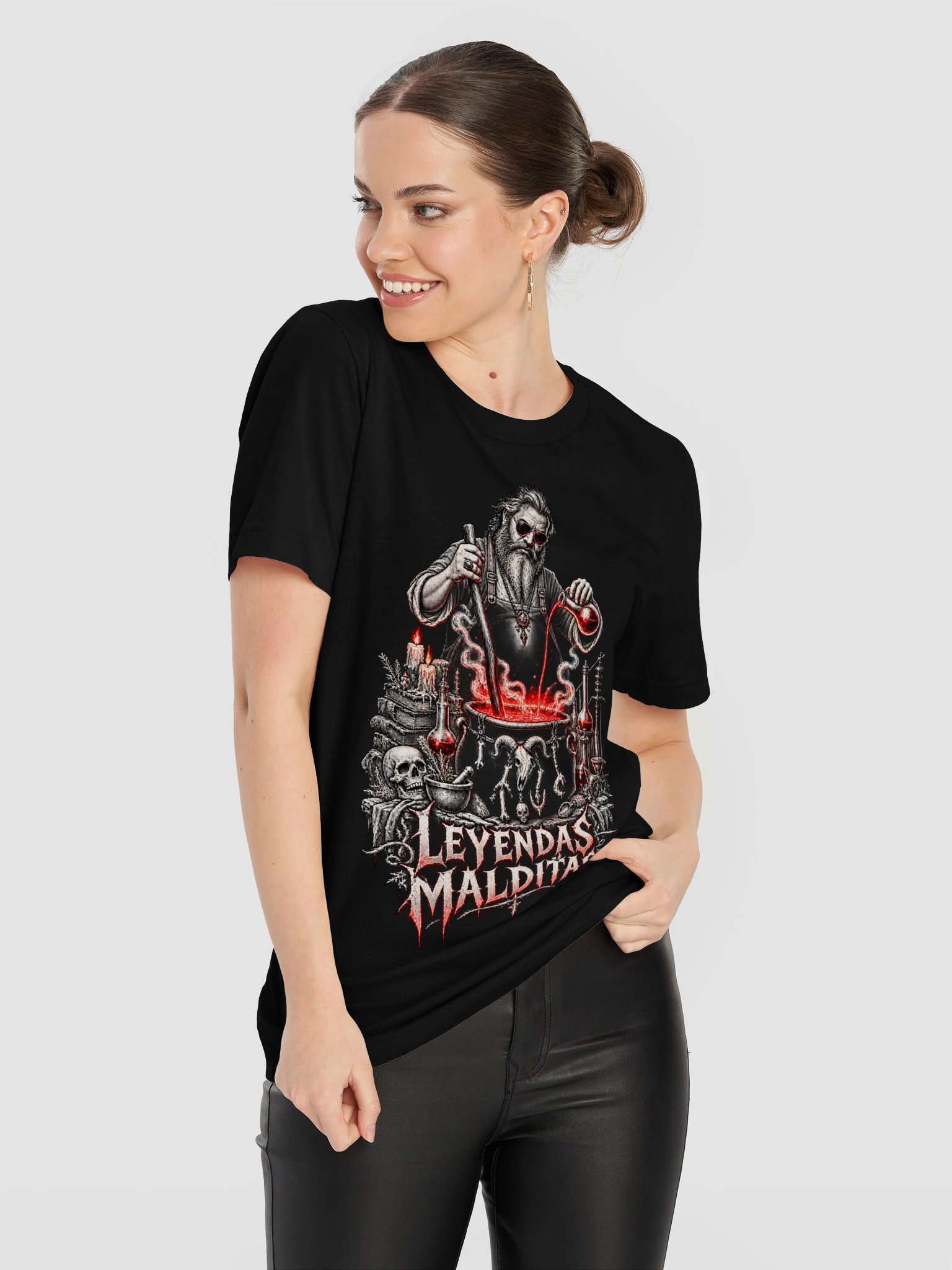 El Alquimista – Dark Alchemist Horror Shirt | Leyendas Malditas product image (11)
