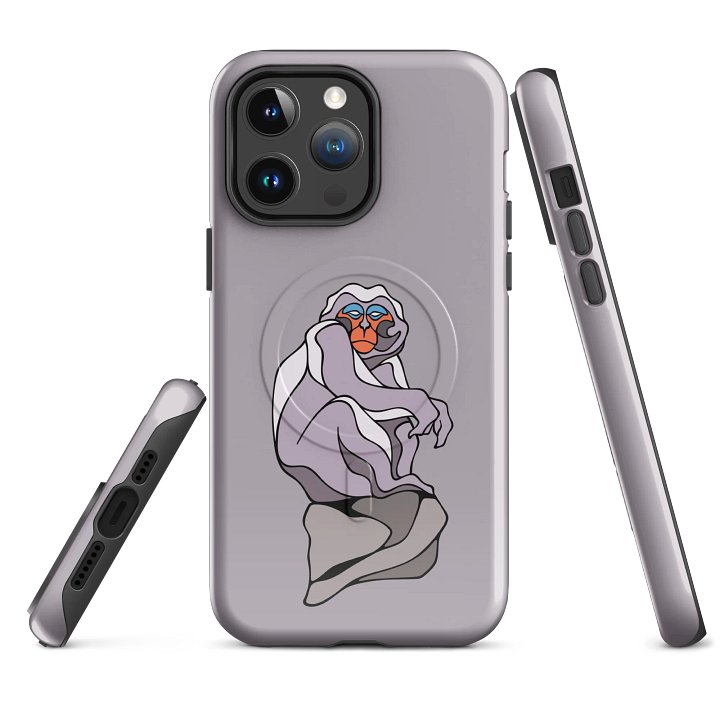 Haughty Macaque MagSafe® Tough iPhone Case product image (1)