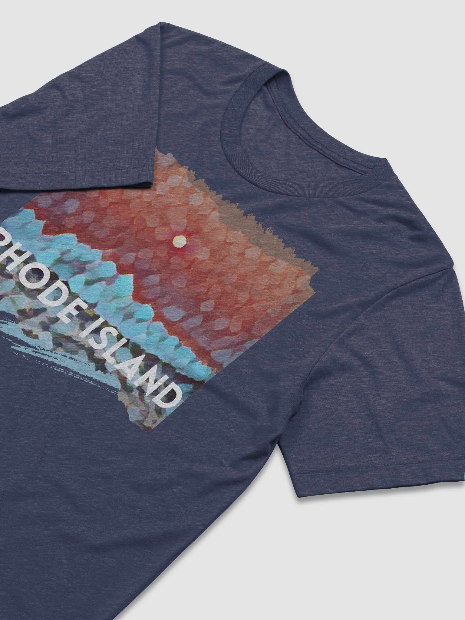 Moon Over the Cliff Walk Triblend Tee II product image (4)