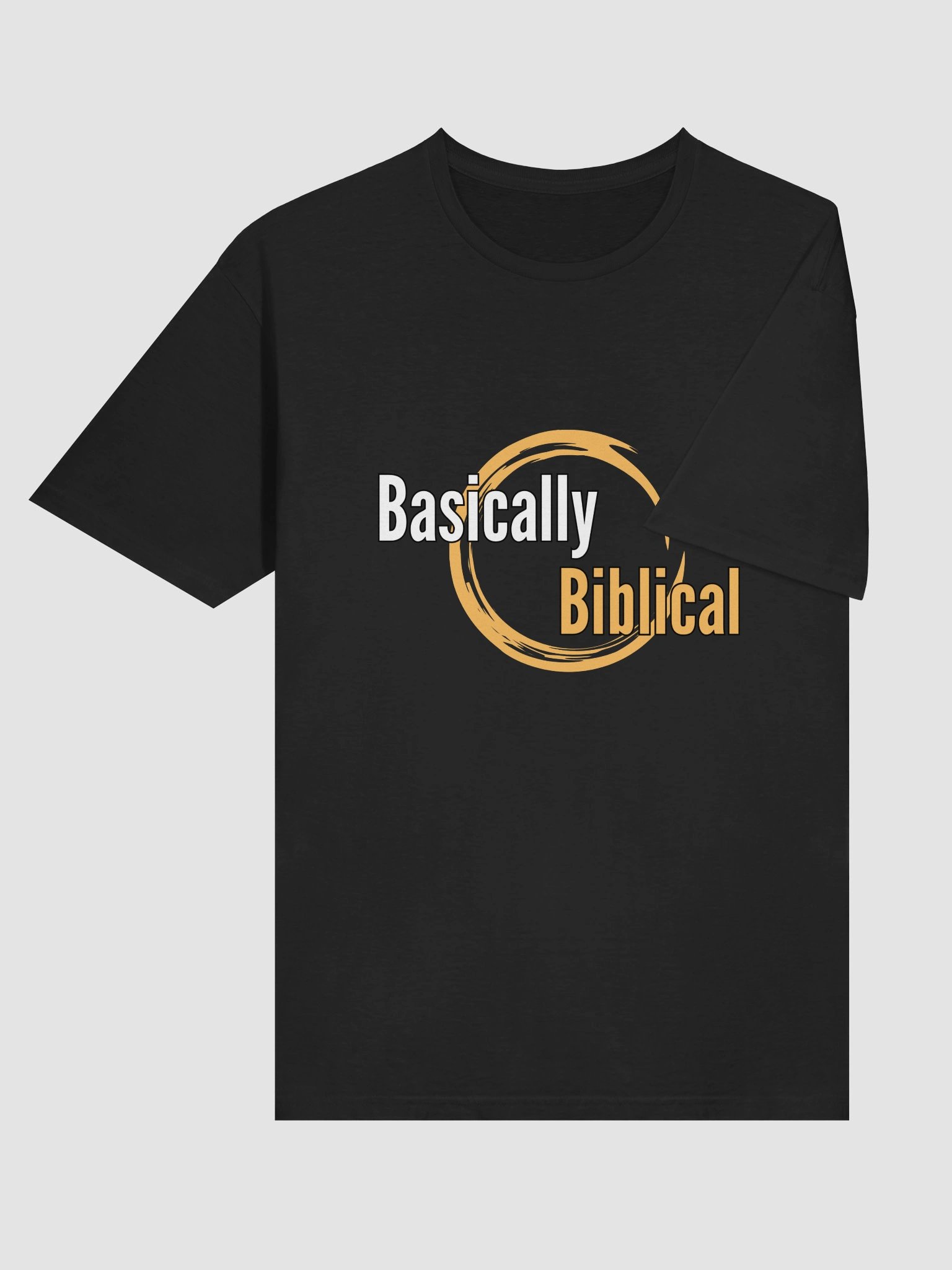 Basically Biblical Circle Logo T-Shirt (Black) product image (6)