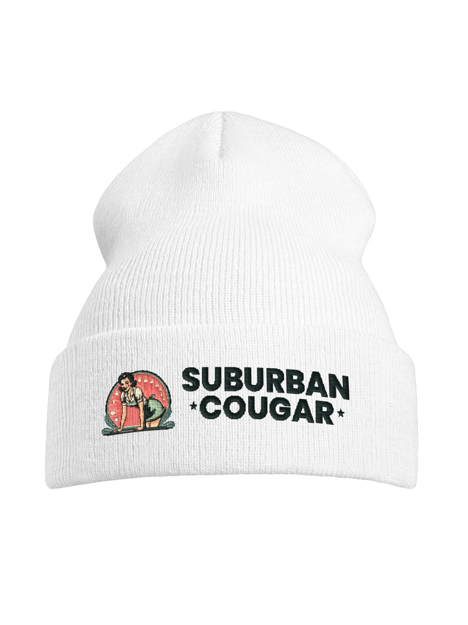 Suburban Cougar Embroidered Beanie product image (19)