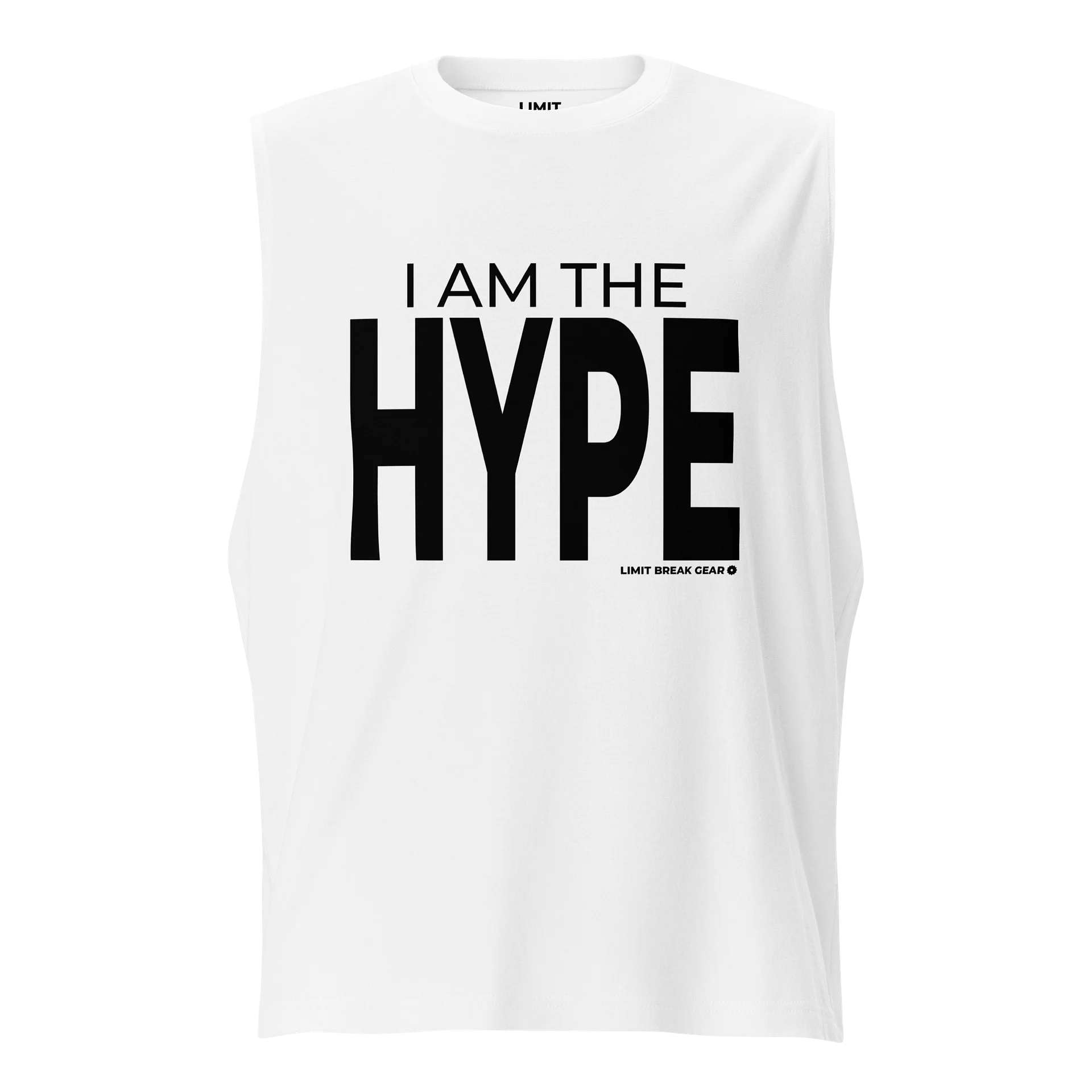 I am the Hype Muscle tee - white product image (1)
