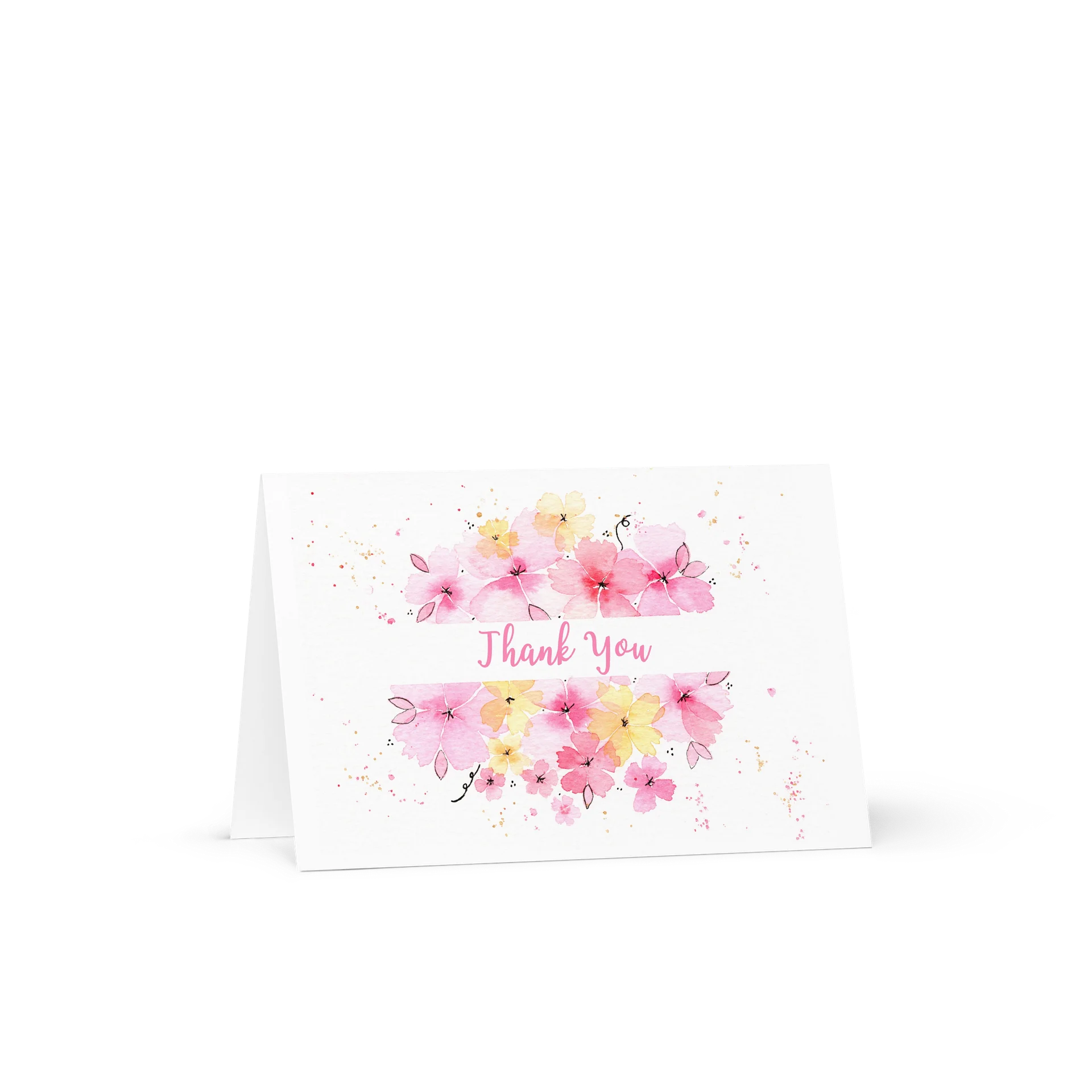 Loose Pink Flowers - Thank You product image (1)