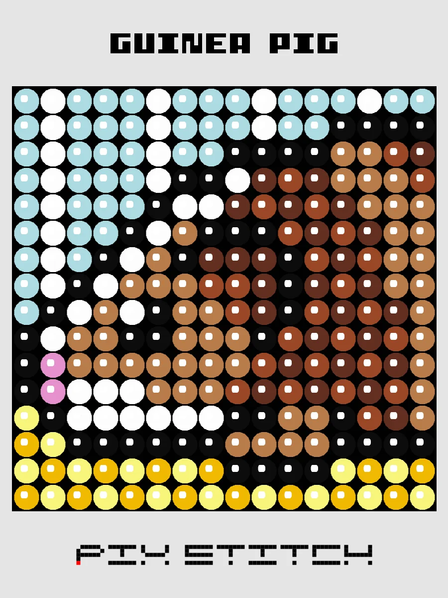 Guinea Pig Pixel Art product image (1)