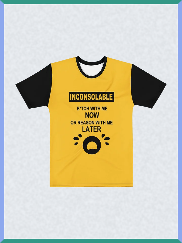 Inconsolable Statement Black Sleeved - Shirt product image (1)