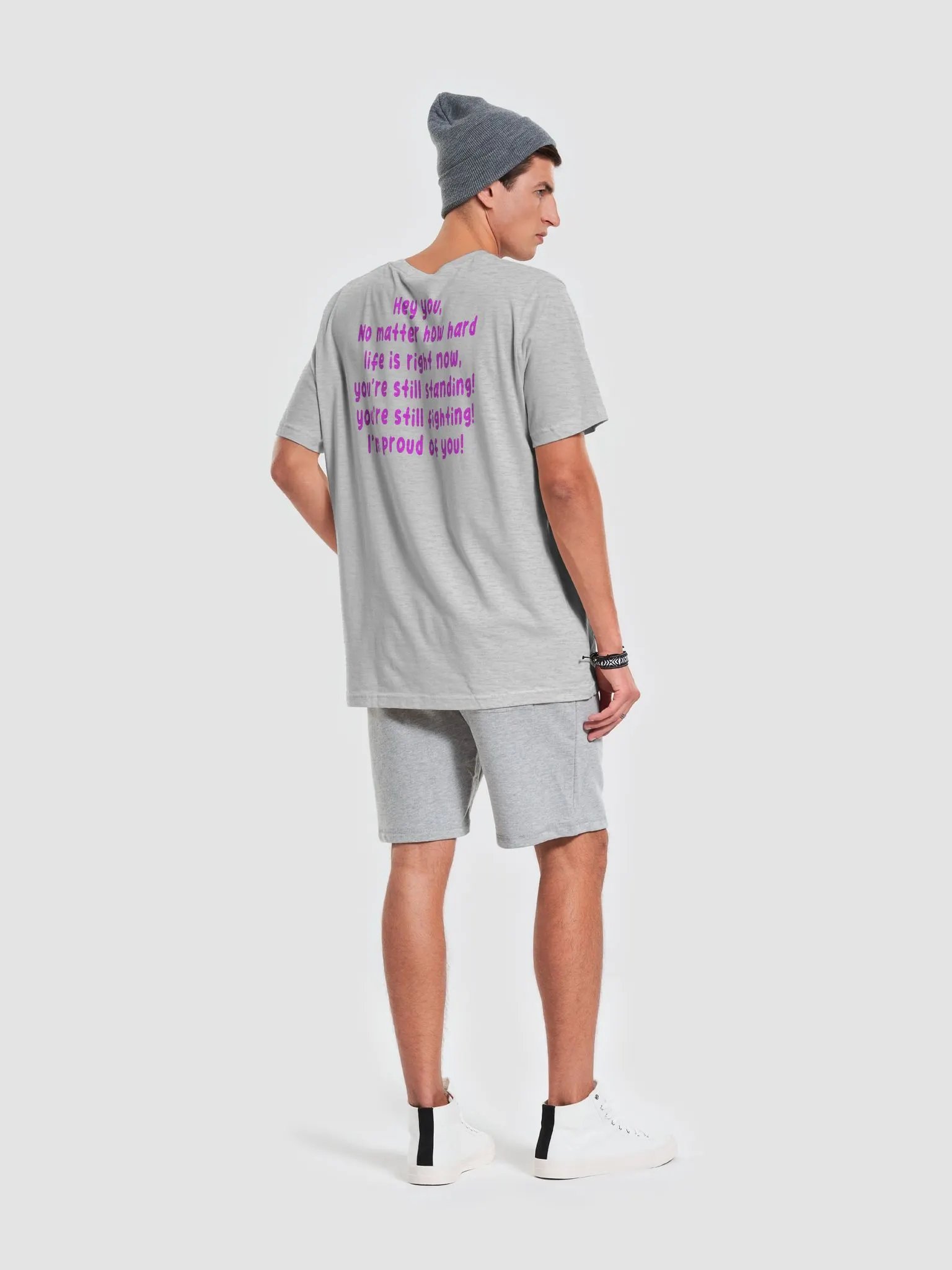 hey you female t-shirt athletic heather product image (7)