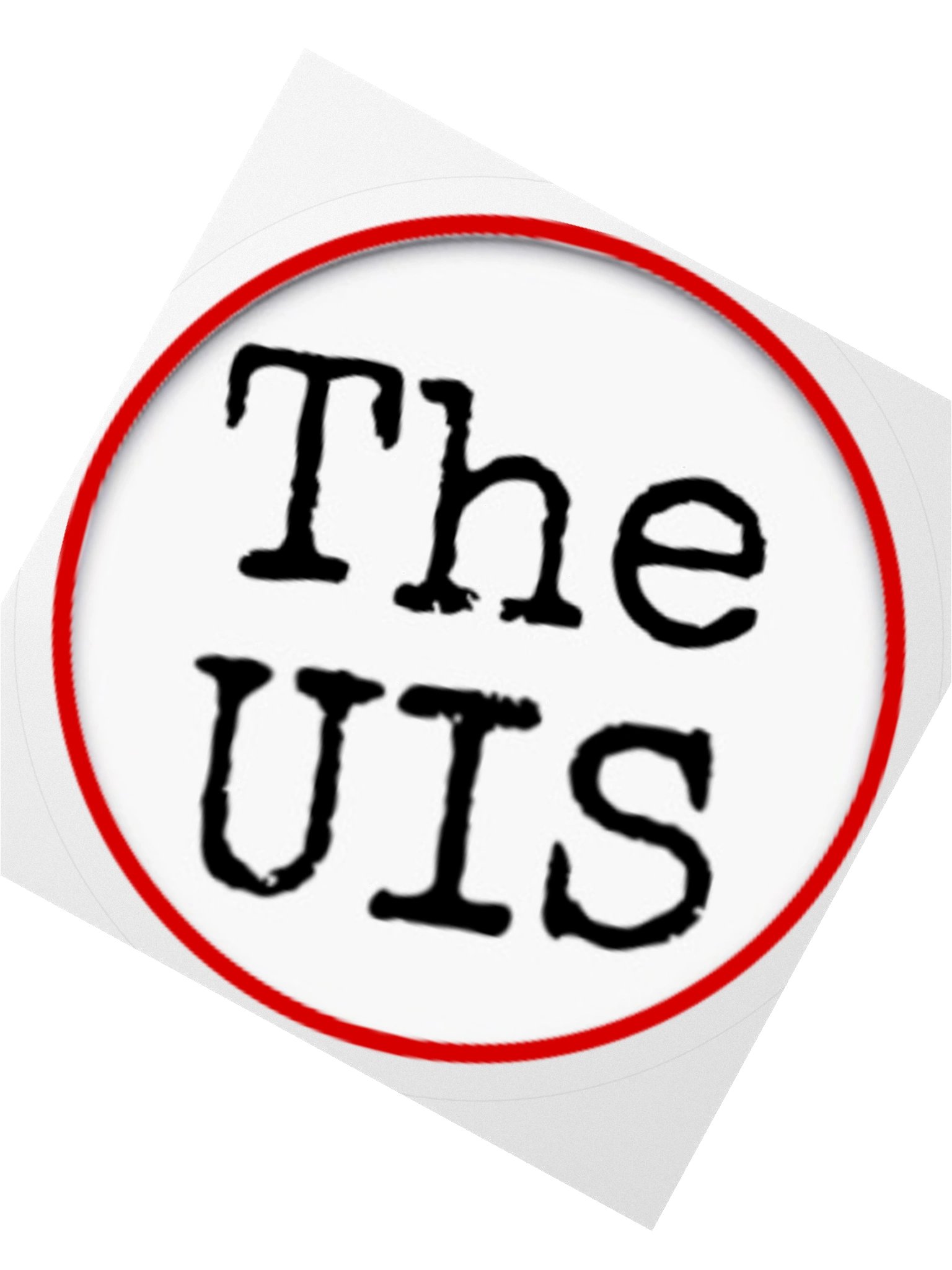 TheUIS Red & Black Logo Sticker product image (5)